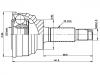 Gelenksatz, Antriebswelle CV Joint Kit:F001-25-400A