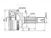 CV Joint Kit:43410-0D020